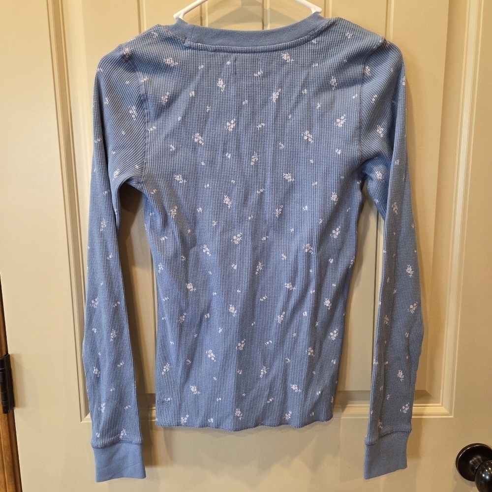 Alpine Design Women's Waffle Print Long-Sleeve Shirt Basin Blue Small - Picture 6 of 12